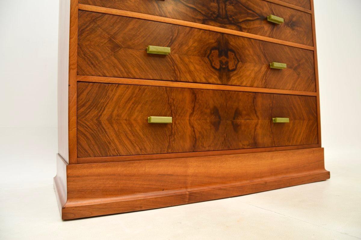 Art Deco Walnut Chest of Drawers by Hamptons of Pall Mall 6