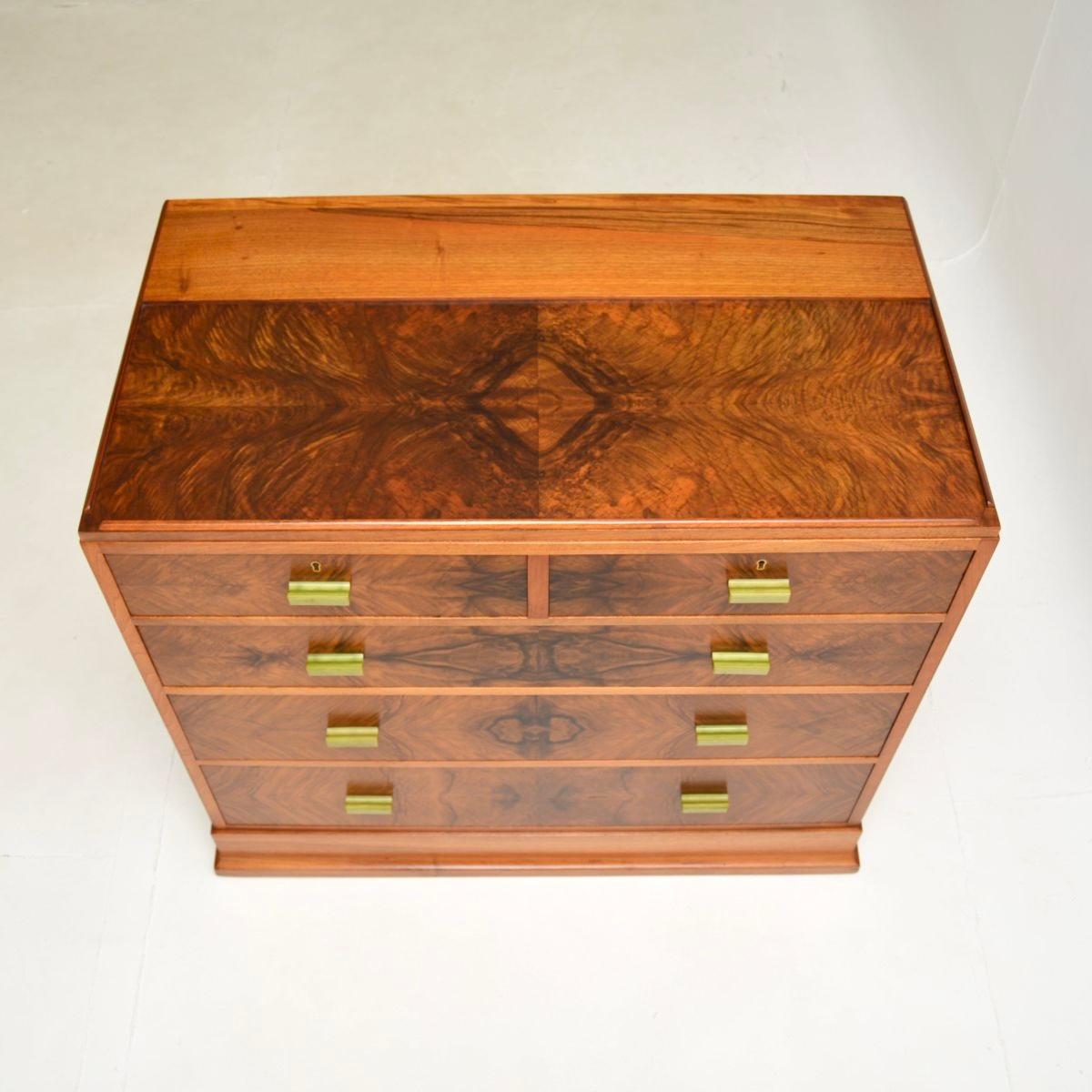 Art Deco Walnut Chest of Drawers by Hamptons of Pall Mall 2