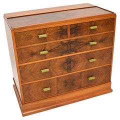 Art Deco Walnut Chest of Drawers by Hamptons of Pall Mall