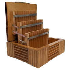 Art Deco Walnut Cigar / Cigarette Box, c1930