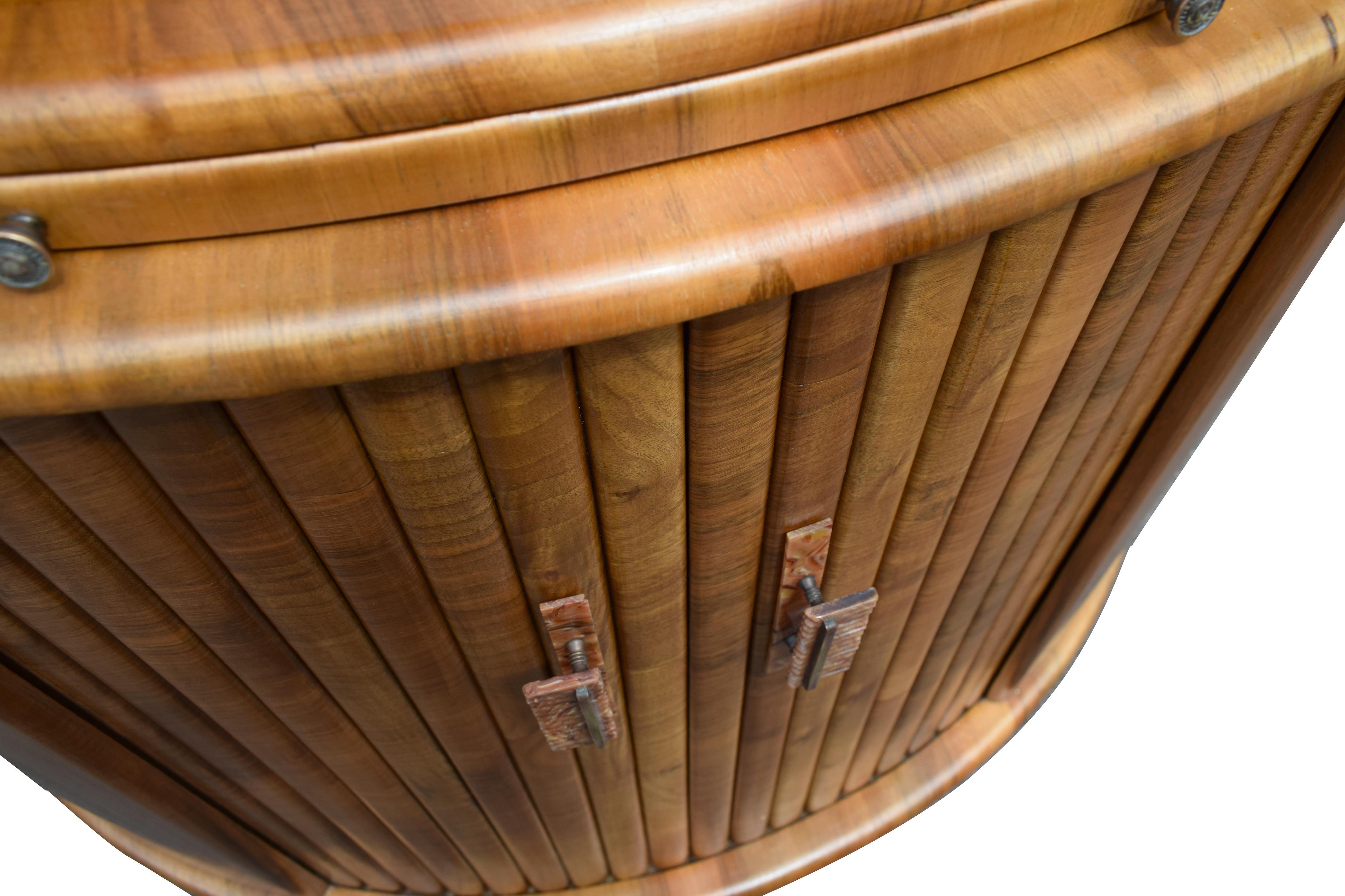 20th Century Art Deco Walnut Cocktail Cabinet, circa 1930