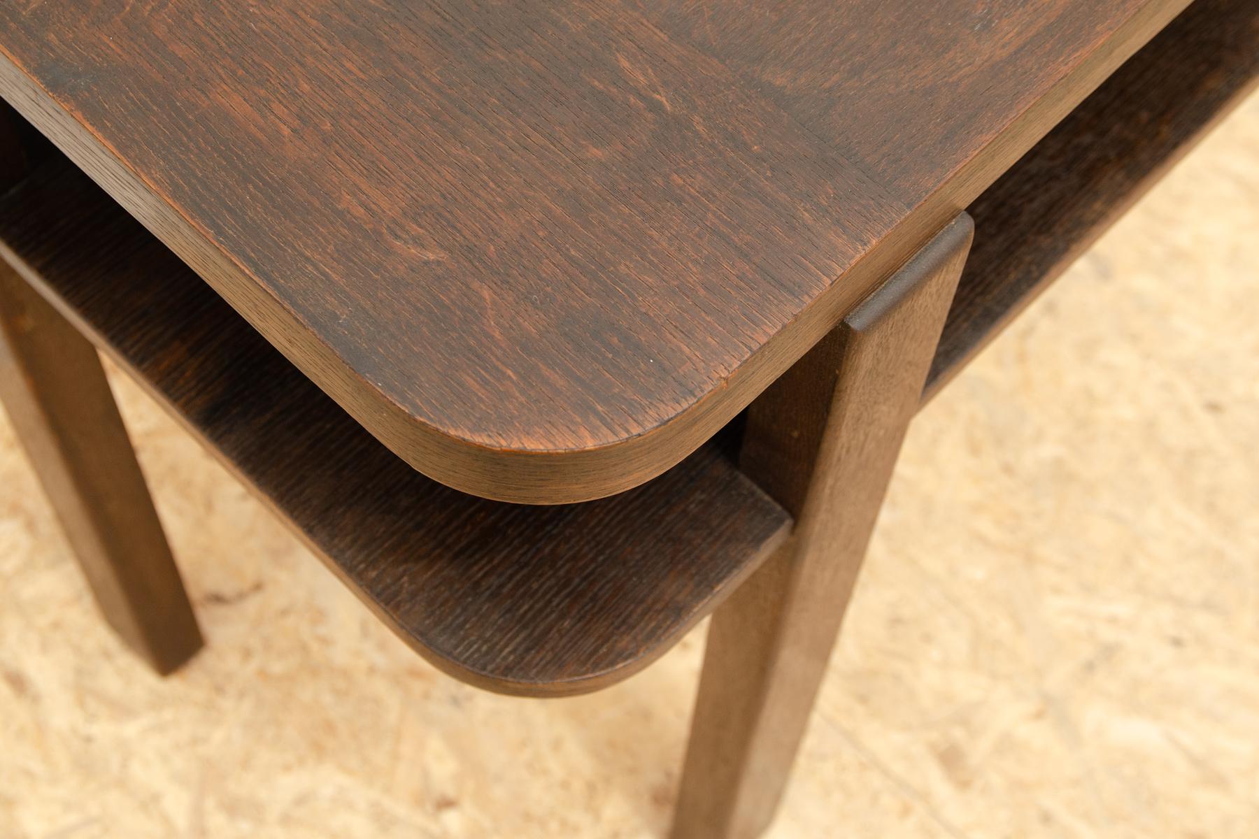 ART DECO walnut coffee table, Bohemia, 1930´s 2