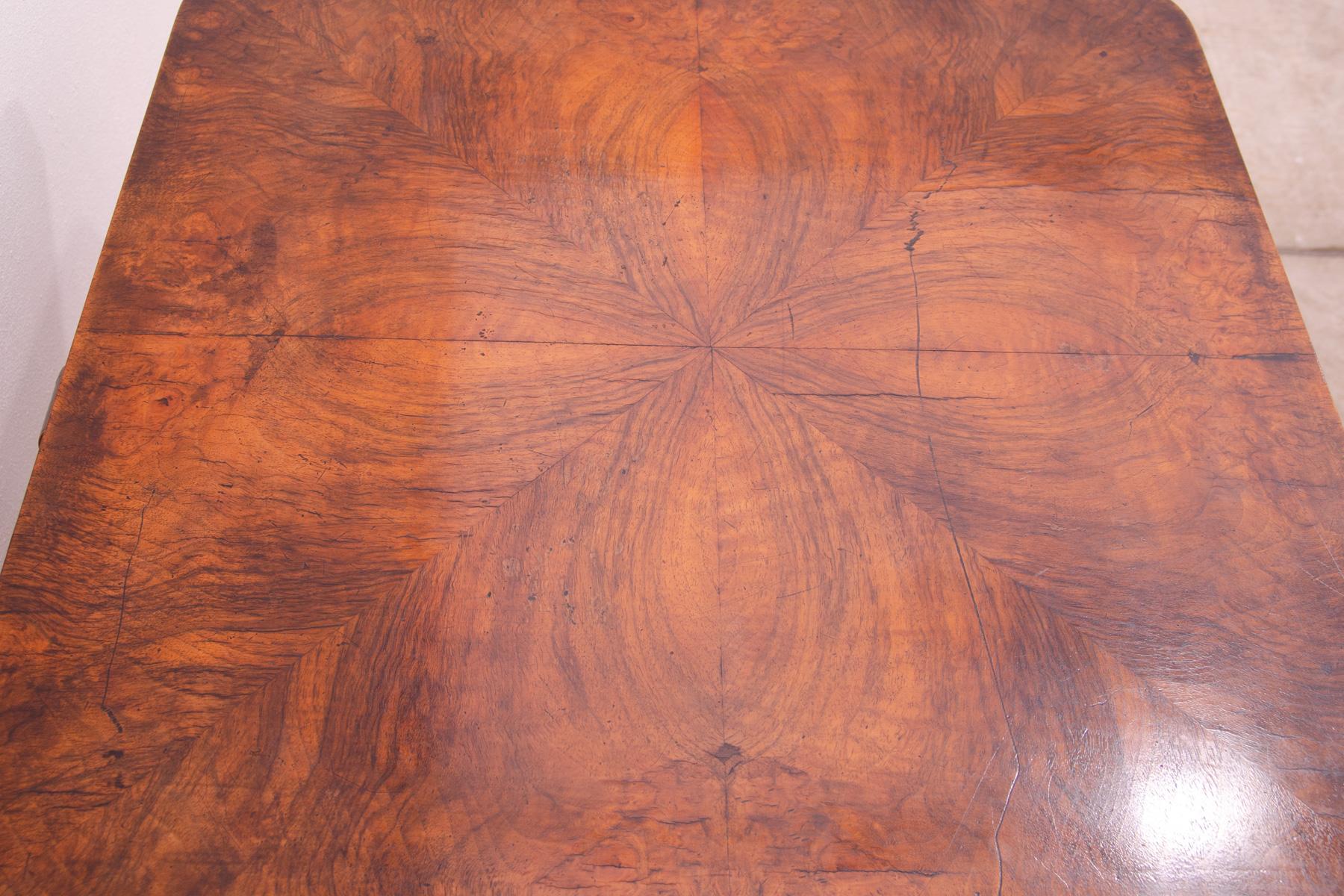 ART DECO walnut coffee table, Bohemia, 1930´s For Sale 4