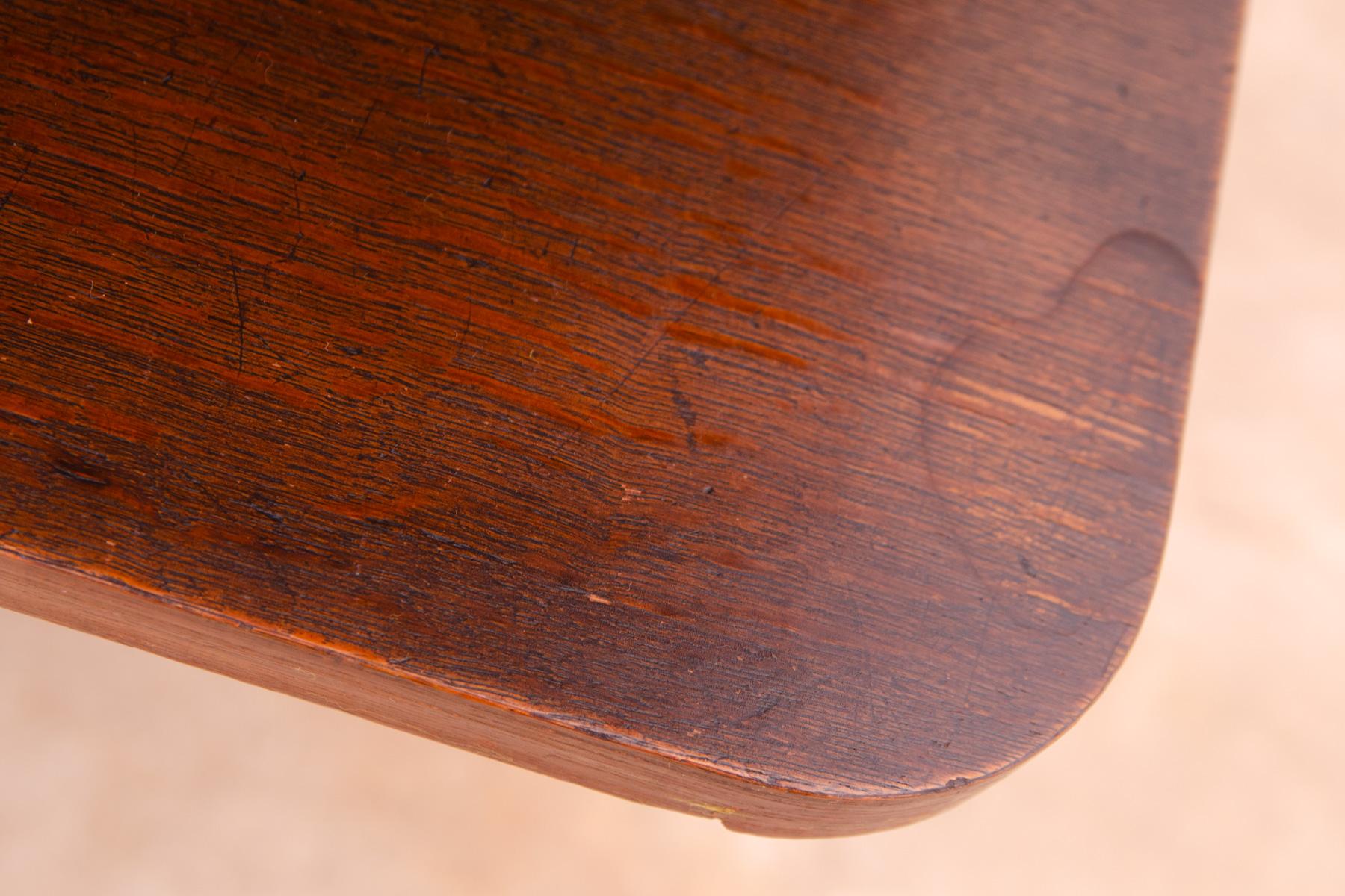 ART DECO walnut coffee table, Bohemia, 1930´s For Sale 5