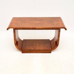 Art Deco Walnut Coffee Table