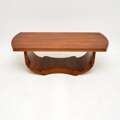 Art Deco Walnut Coffee Table