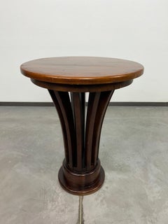 Art deco walnut coffee table