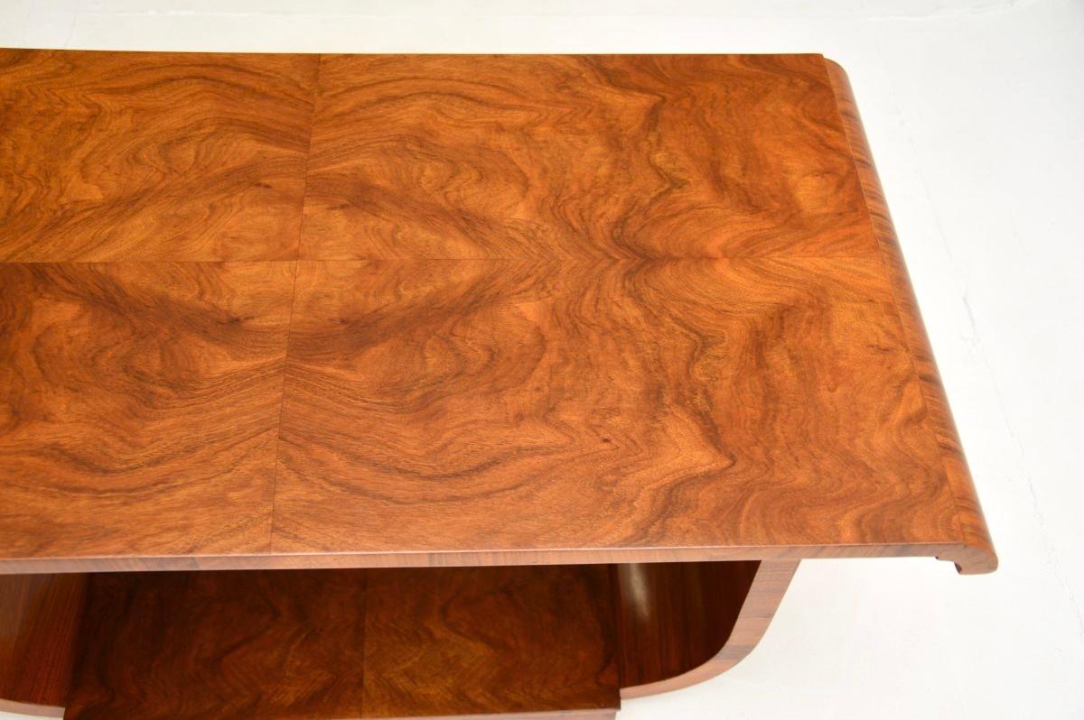 Art Deco Walnut Coffee Table 2