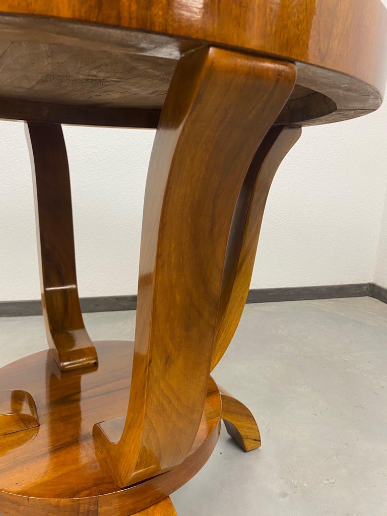 Art Deco Walnut Coffee Table For Sale at 1stDibs