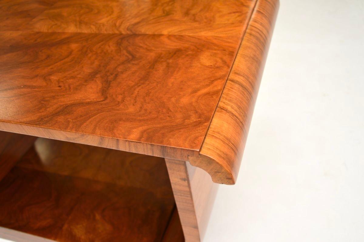 Art Deco Walnut Coffee Table 3
