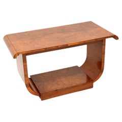 Art Deco Walnut Coffee Table