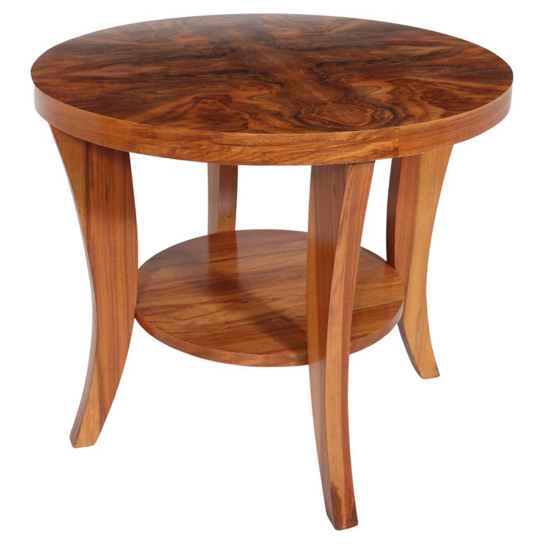 Art Deco Walnut Coffee Table For Sale at 1stDibs
