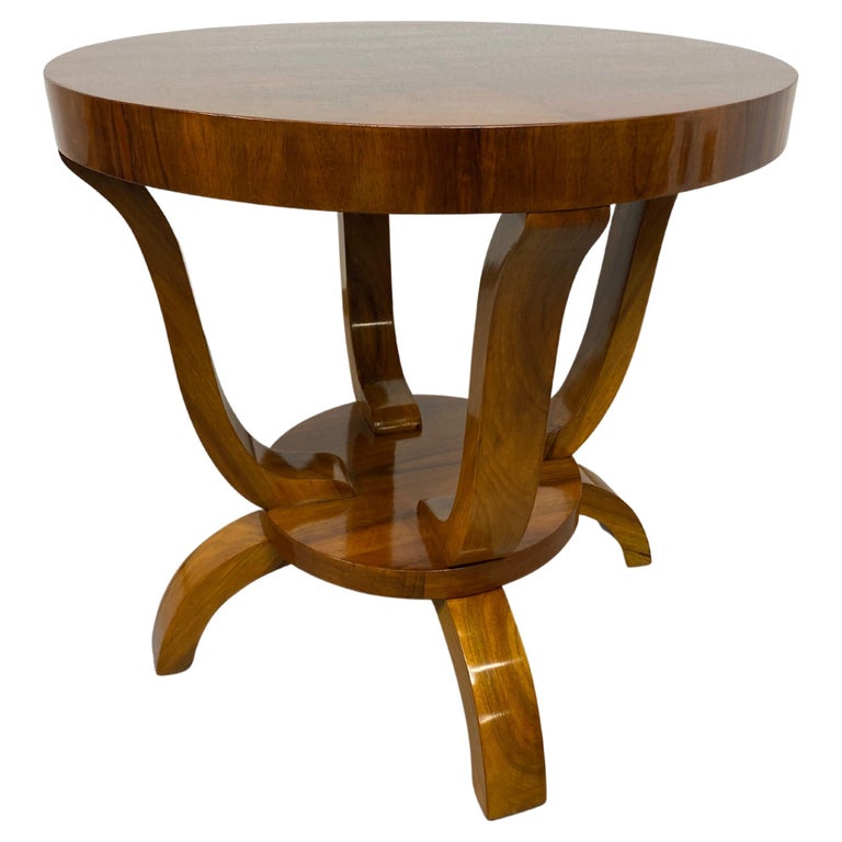 Art Deco Walnut Coffee Table For Sale at 1stDibs