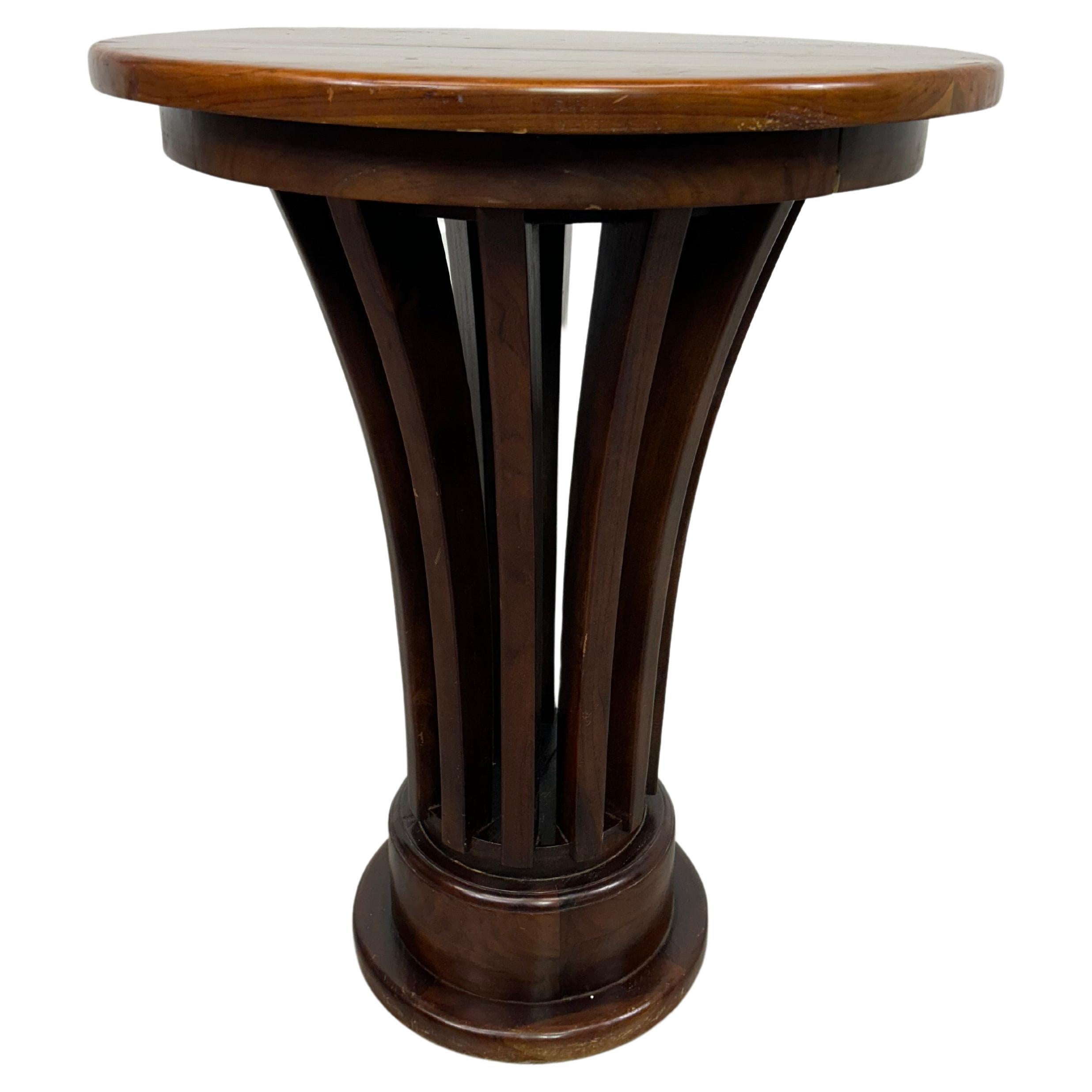 Art deco walnut coffee table