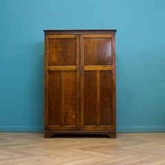 Art Deco Walnut Compact Wardrobe, 1920s