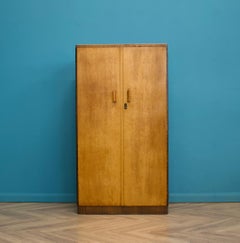 Armoire compacte Art Déco en noyer, années 1930