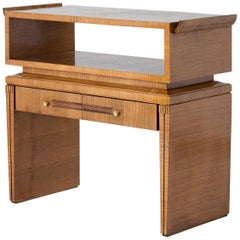 Art Deco Walnut Console Table