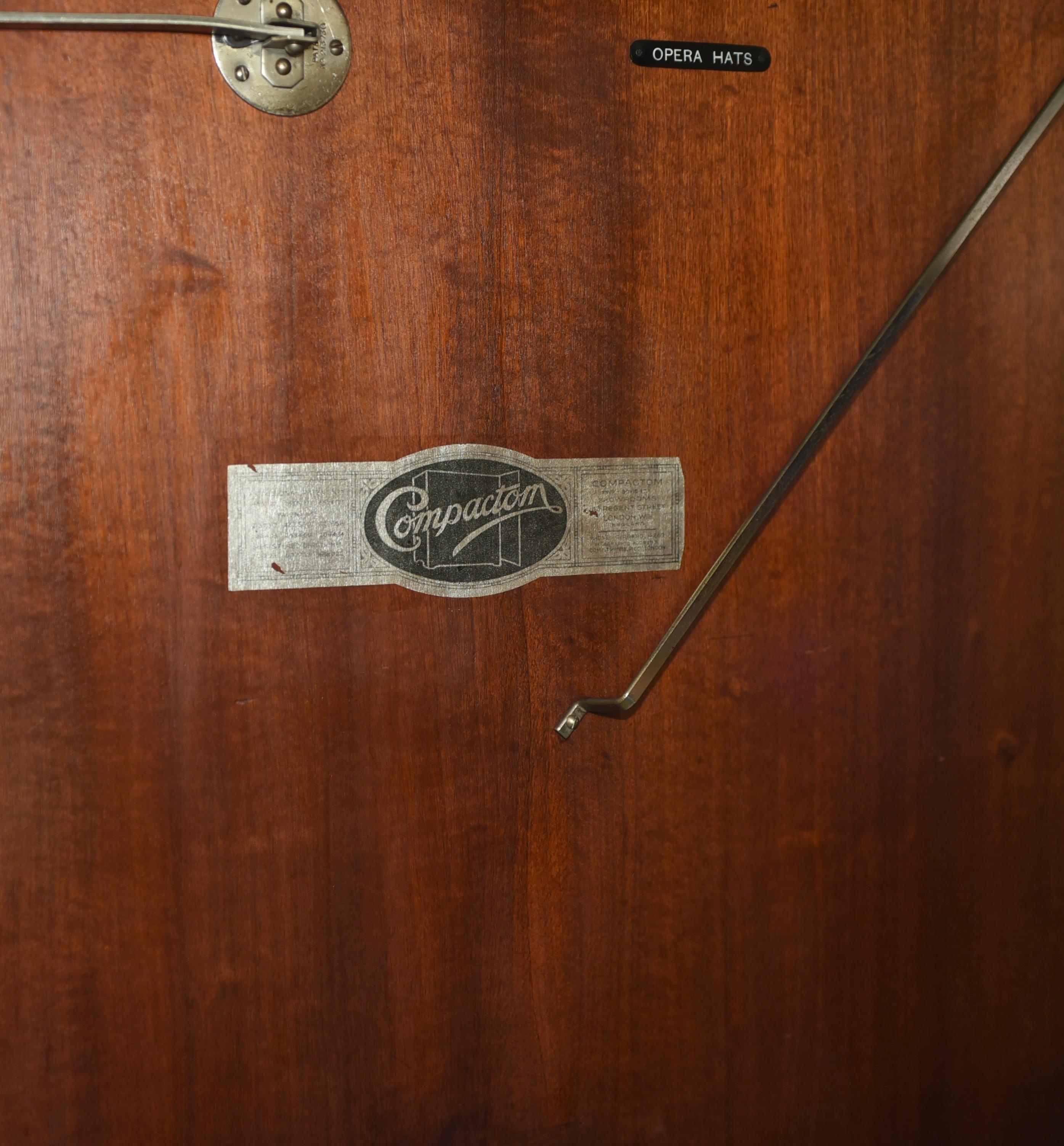 Art Deco Walnut Deep door Gentlemen's compactom wardrobe 1