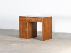 Art Deco Walnut Desk, French c. 1930s