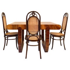 Art DecóConjunto de comedor con sillas Thonet