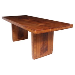 Art Deco Walnut Dining Table