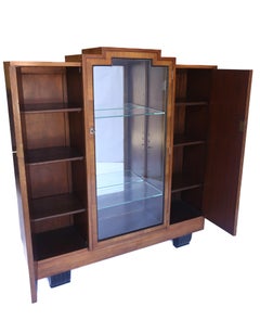 Art Deco Nussbaum Vitrine circa 1930s