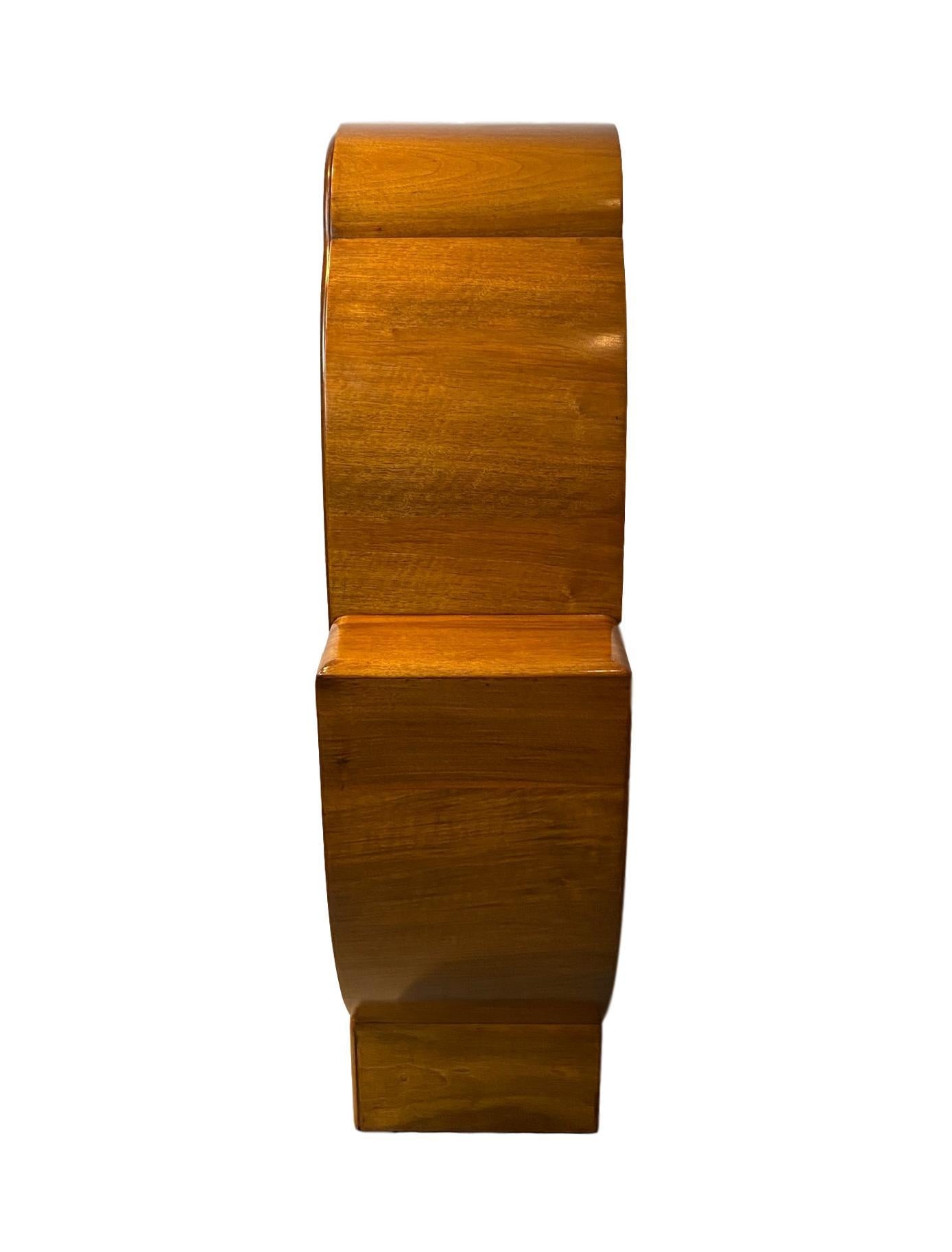 Mid-Century Modern Art Deco Walnut Display Case, English, ca. 1935 1