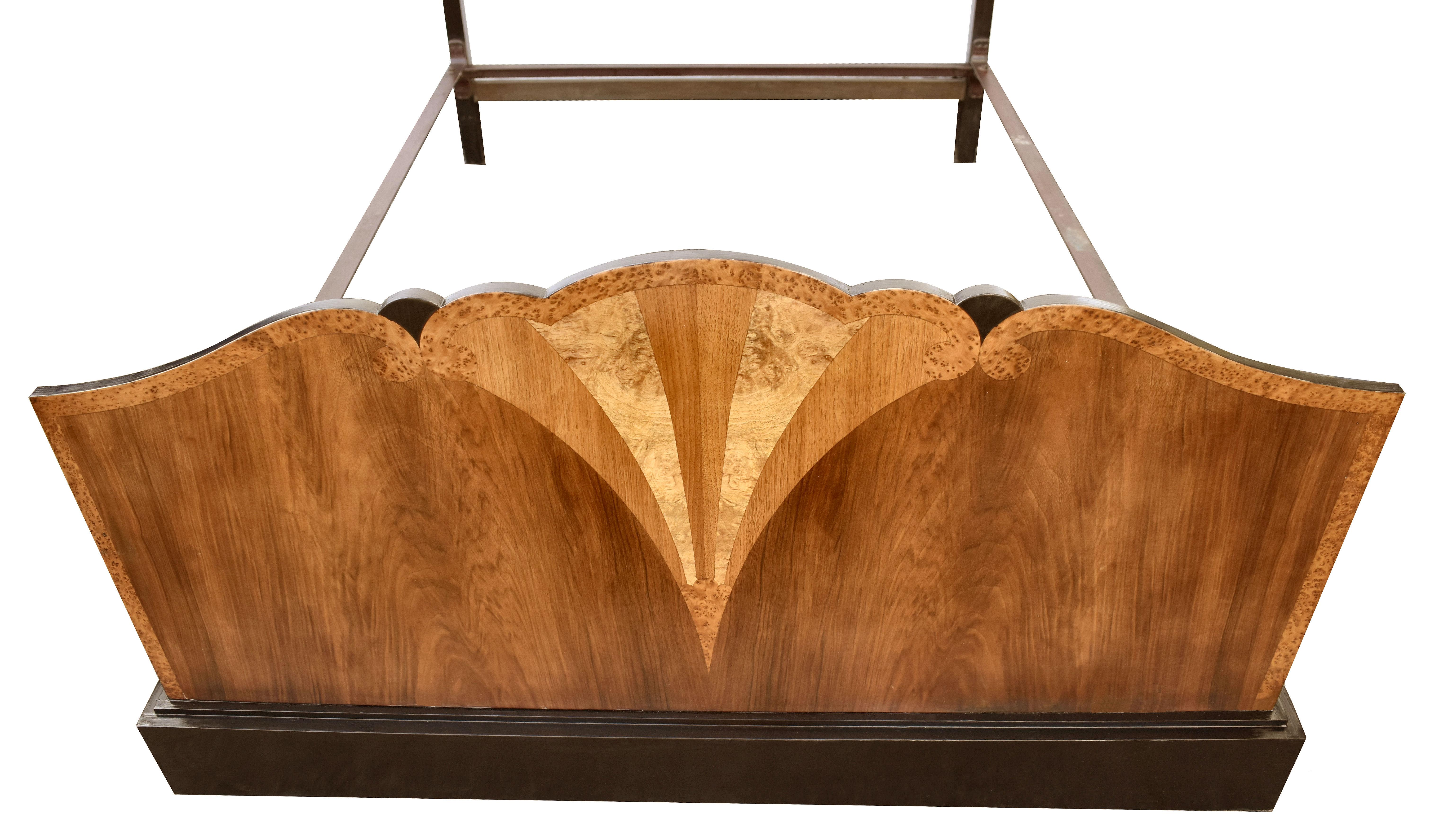 fan shaped headboard