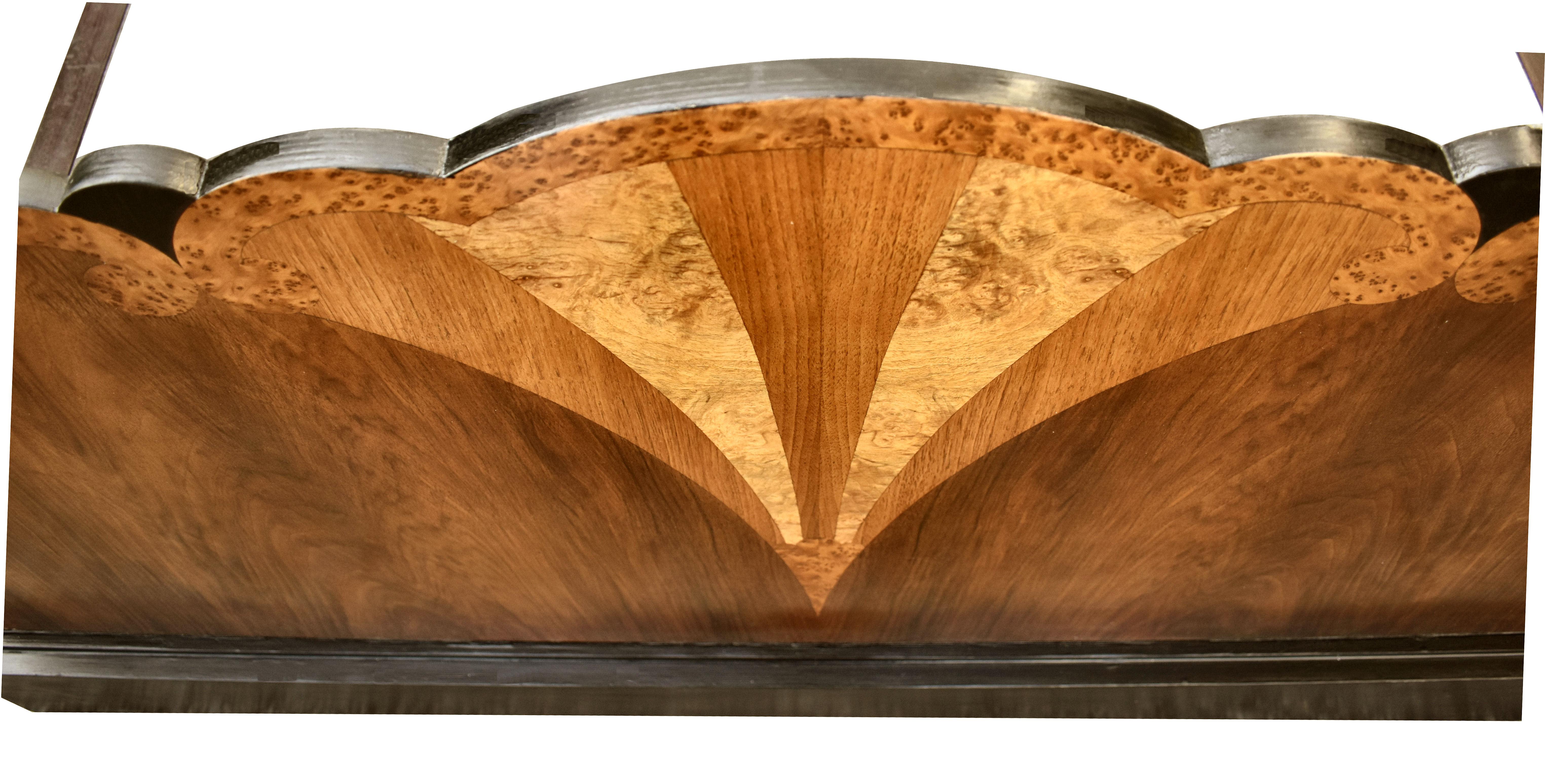 art deco headboard