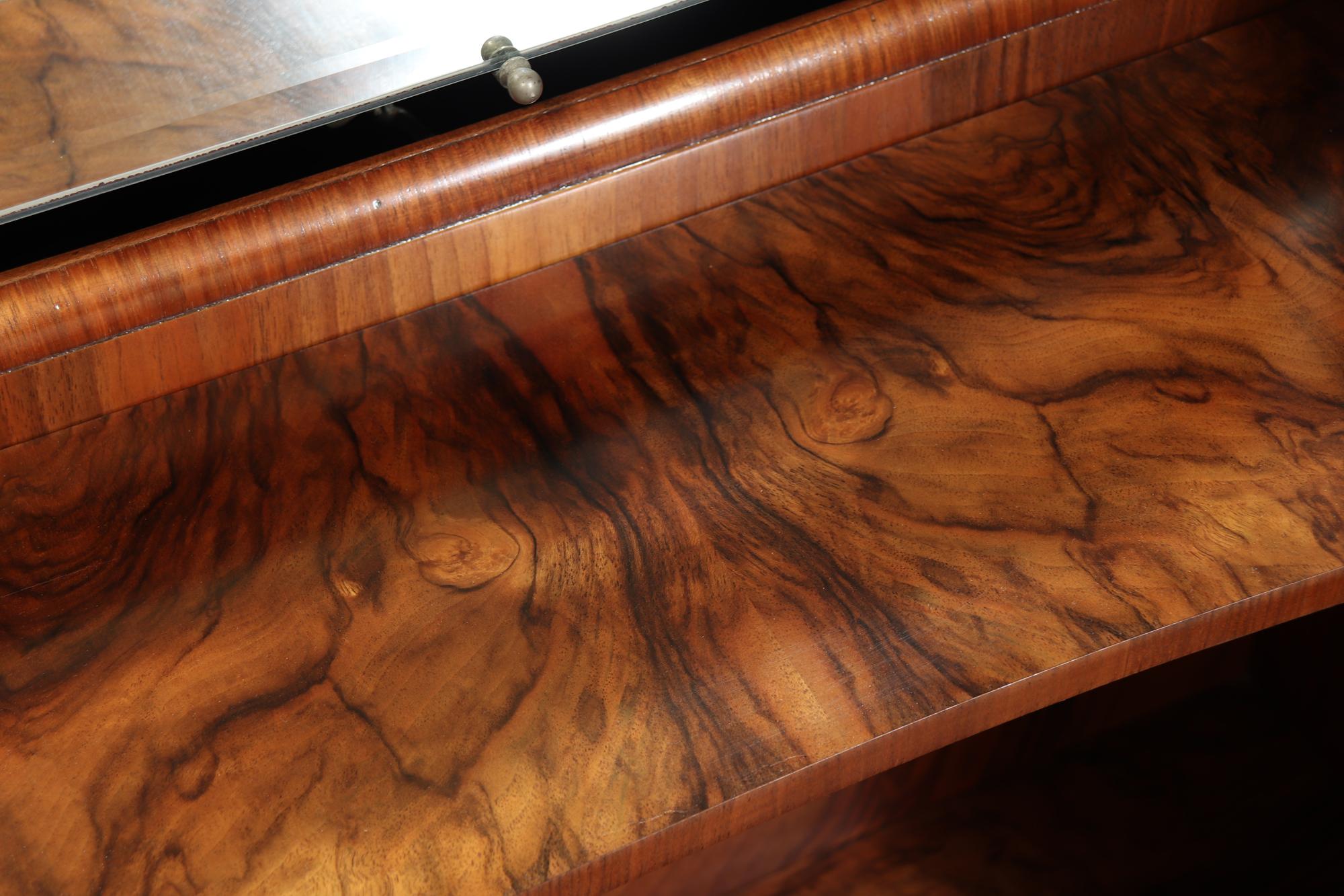 Art Deco Walnut Dressing Table 1