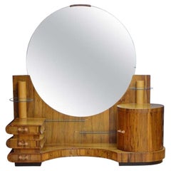 Art Deco Walnut Dressing Table
