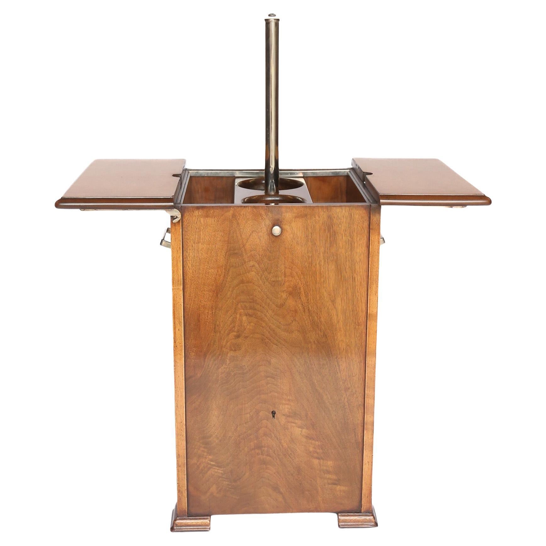 Art Deco Walnut  Elevette  Drinks Cabinet circa 1930s