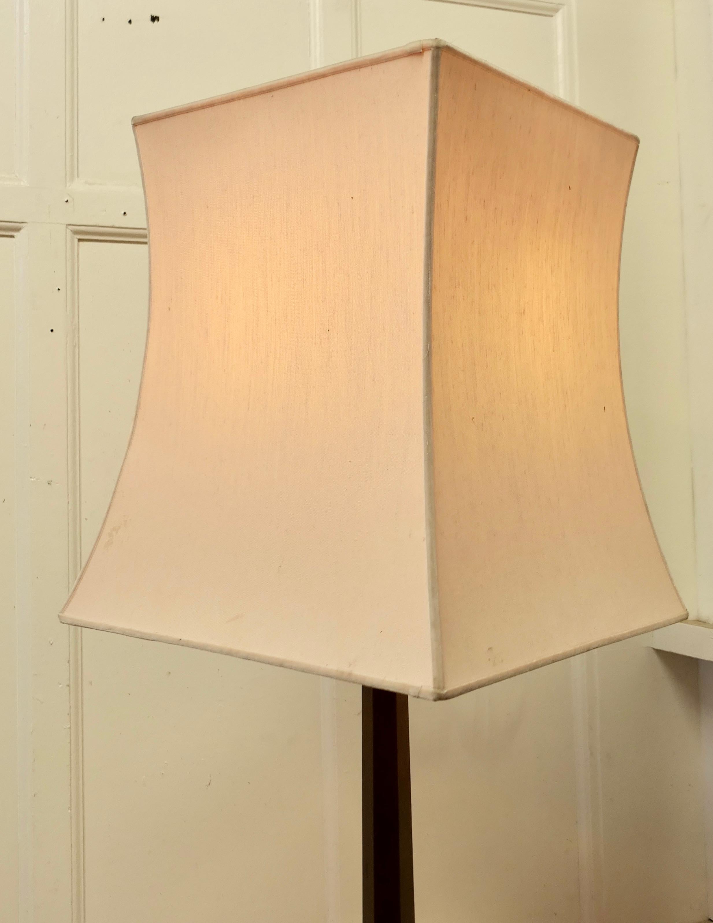 Art Deco Walnut Floor Standing or Standard Lamp 1