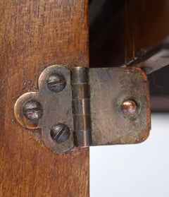 Art Deco Walnut Fold over Cocktail Serving Trolley circa 1930s'