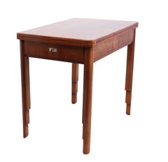 Art Deco Walnut Games Table