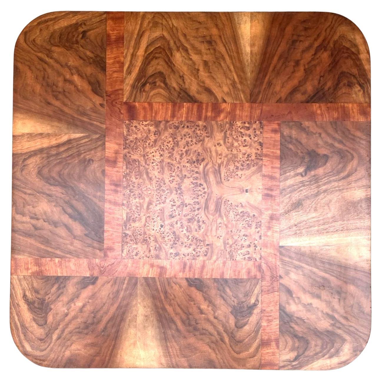 Art Deco Walnut & Maple Occasional Table, English, 1930s For Sale 2