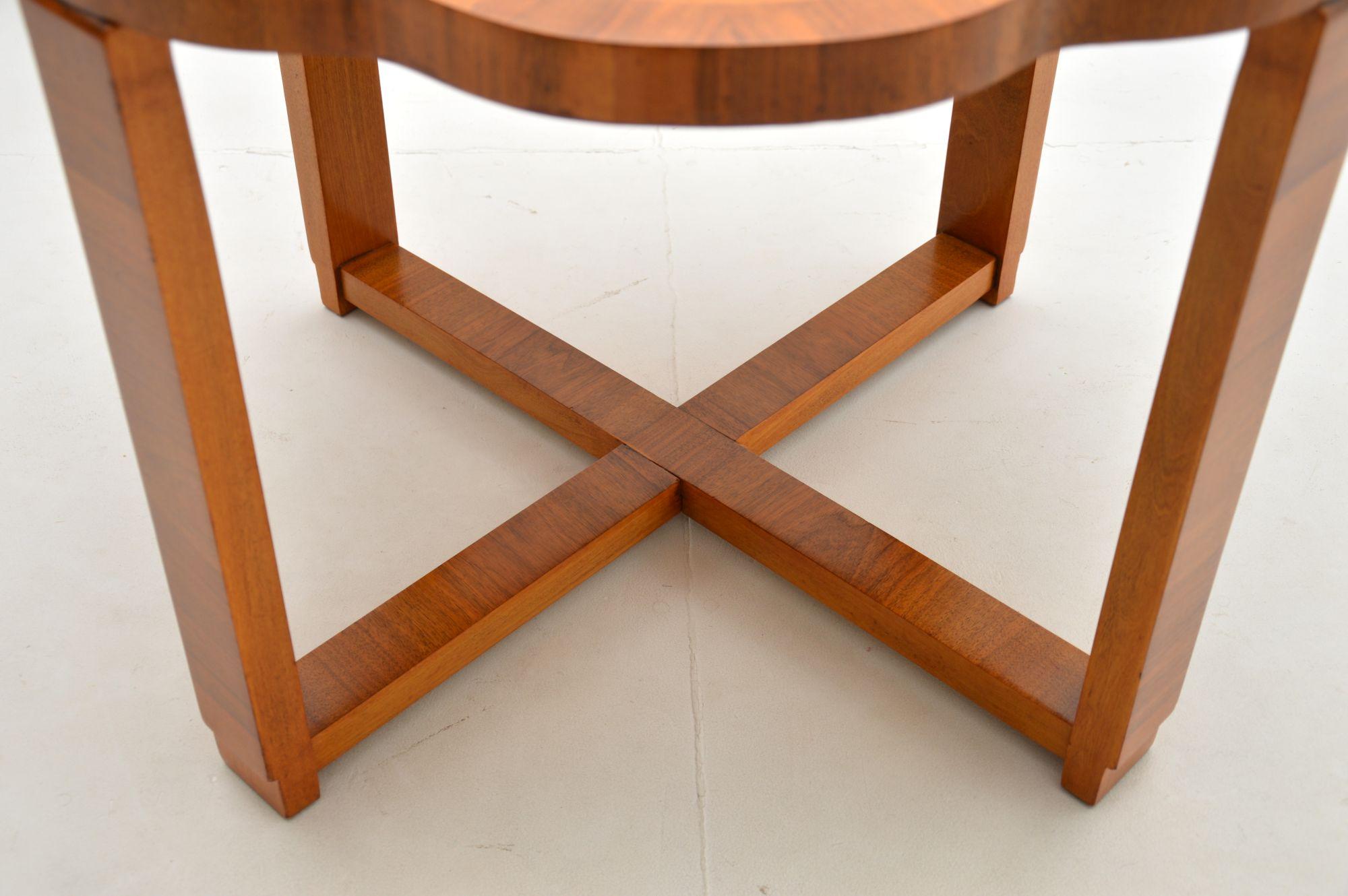 Art Deco Walnut Nesting Coffee Table by Epstein 4