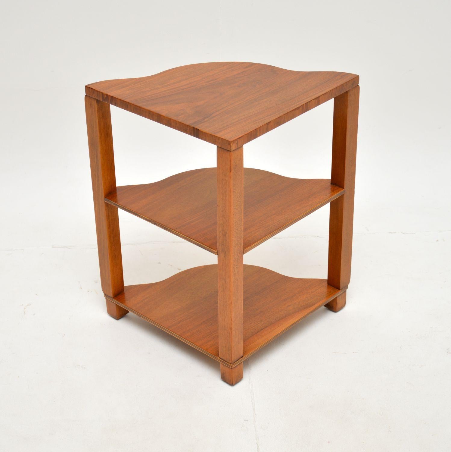 Art Deco Walnut Nesting Coffee Table by Epstein 2
