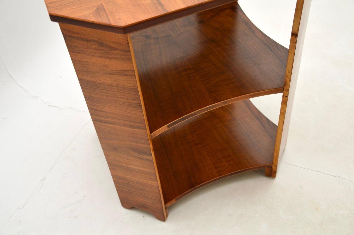 Art Deco Walnut Occasional Coffee / Chess Table 1