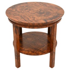 Art Deco Walnut Occasional Side / Coffee Table