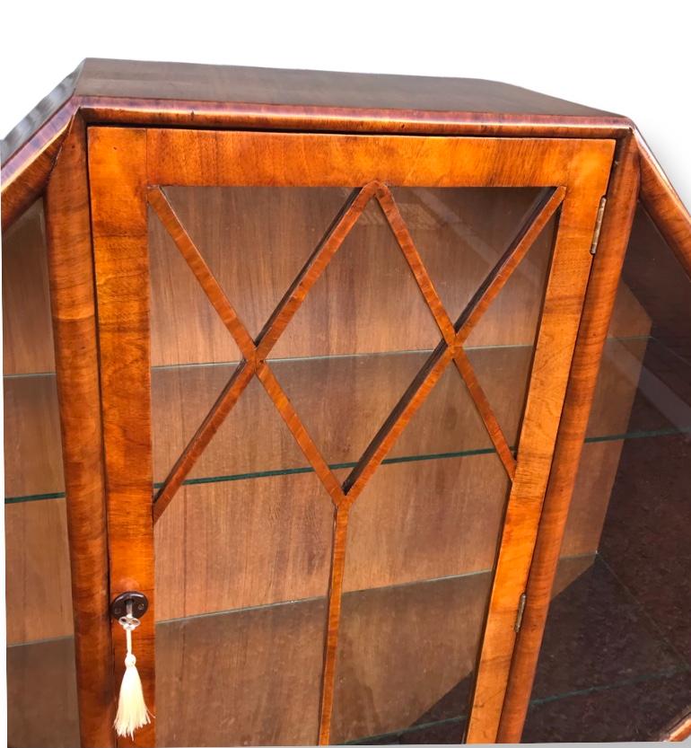 art deco display cabinet for sale