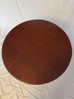 Art Deco Walnut Pedestal Table, 20th Century