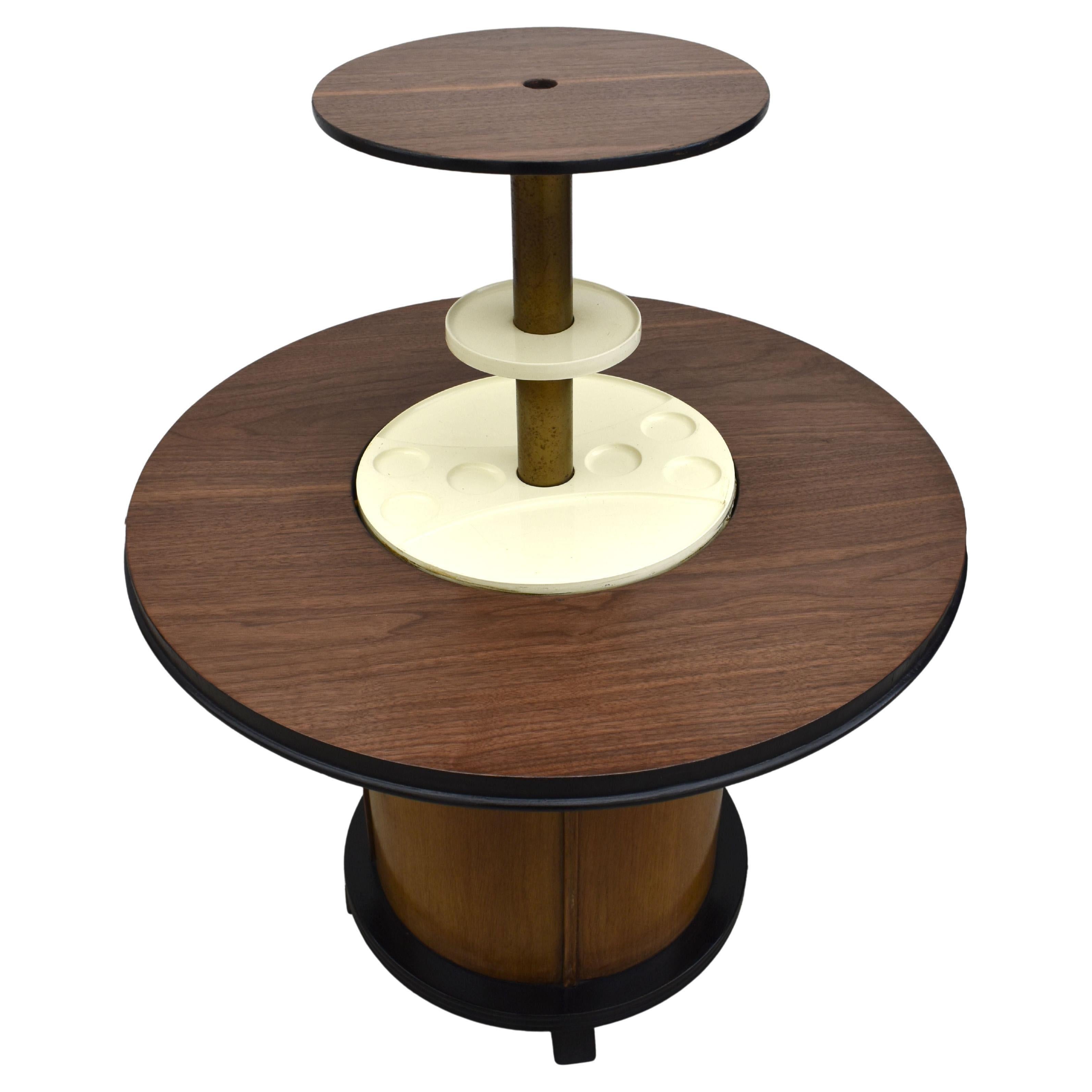pop up bar table vintage