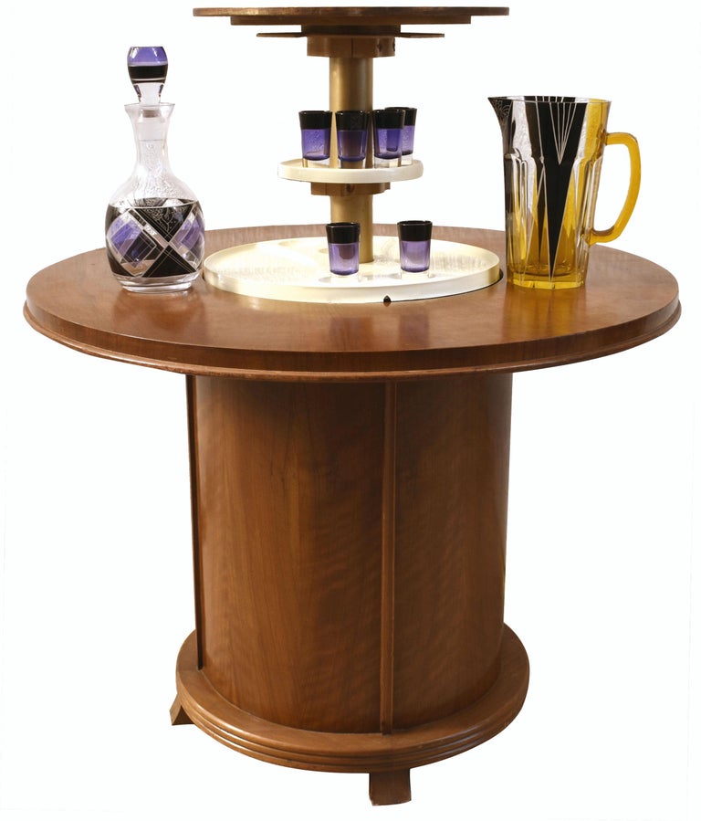 Art deco pop up on sale cocktail table for sale