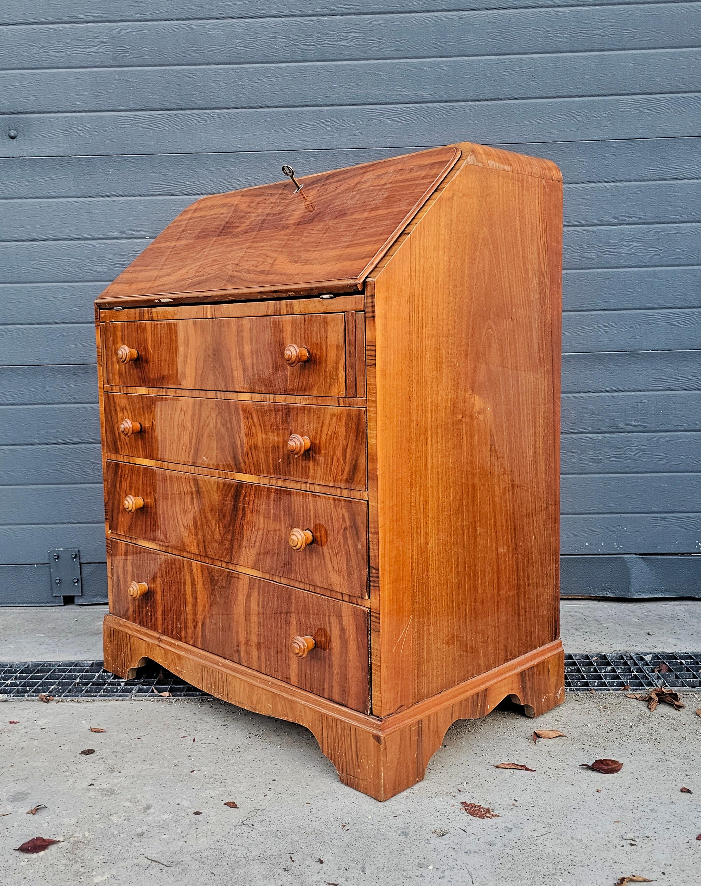 Secretaire o Bureau in noce Art Déco con 4 cassetti, Germania 1930 in vendita 1