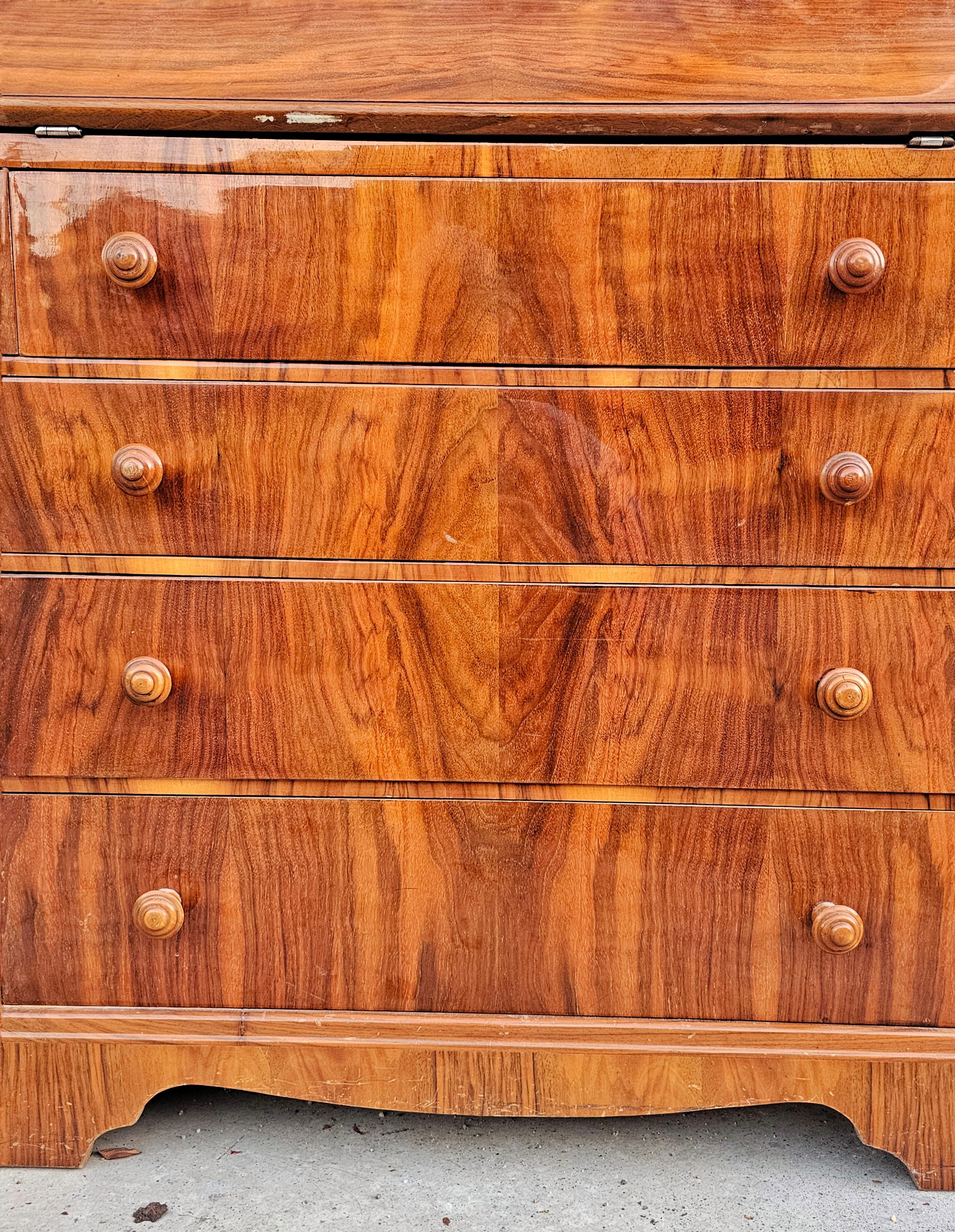 Secretaire o Bureau in noce Art Déco con 4 cassetti, Germania 1930 in vendita 2
