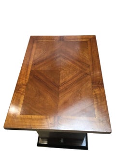 Art Deco Walnut Side / Console / Occasional Table