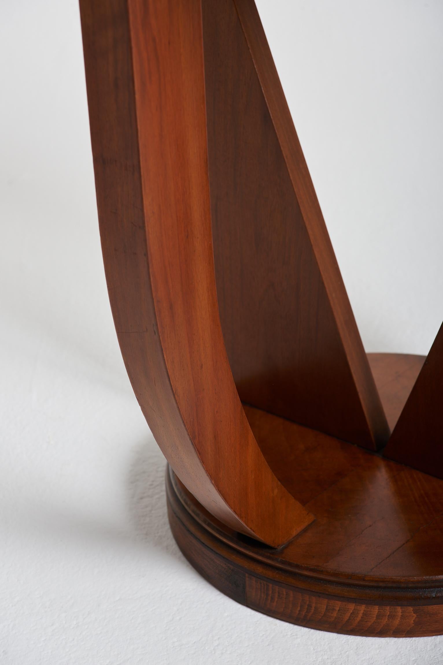 Art Deco Walnut Side Table 7