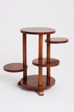 Art Deco Walnut Side Table