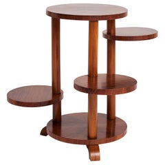 Art Deco Walnut Side Table